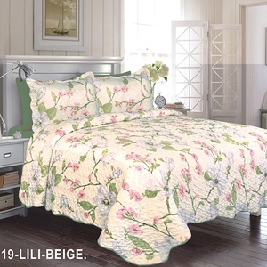 Bán Nóng Sky <span class=keywords><strong>Blue</strong></span> Màu Sắc Thiết Kế Hoa 6 Cái Sợi Nhỏ <span class=keywords><strong>Comforter</strong></span> <span class=keywords><strong>Set</strong></span> Với 4 Pillowcase 1 Tấm Ga Trải Giường - Product Image 2