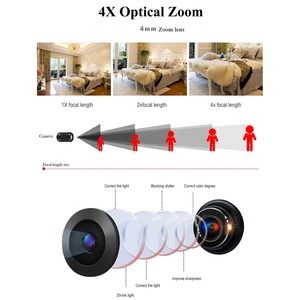 2MP 4X Varifocal ซูม PTZ กลางแจ้งกันน้ำ IP66 IR ระยะทาง150เมตร V380การรักษาความปลอดภัยแบบไร้สายสมาร์ทบ้านมินิ Wifi กล้องโดมความเร็ว - Product Image 4