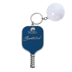 Mới Keychain Tùy Chỉnh 2D Kẽm Hợp Kim Men <span class=keywords><strong>Key</strong></span> Nhẫn Bán Buôn Bóng Bàn Mái Chèo Hình Kim Loại Keychain Với Nhựa Bóng - Product Image 2