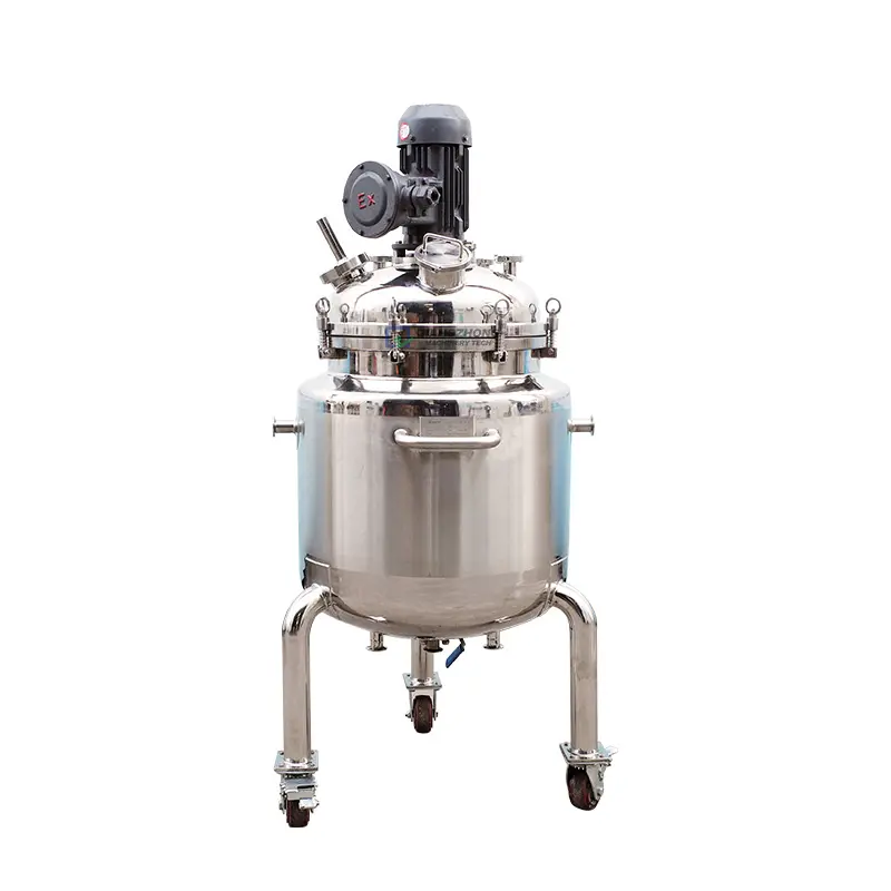 Urea Formaldehyde Production Stirred Tank Reactor Pressure Vessel 100l CN;ZHE for Chemical Plant Pyrolysis Phenolic Epoxy Resin