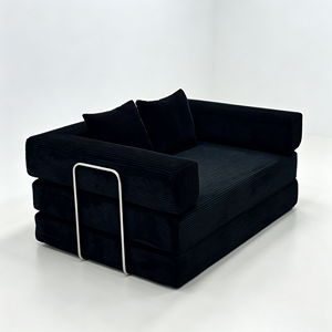 Sofá Cama <span class=keywords><strong>2</strong></span> en 1 de Diseño Moderno, Sofá Cama Extensible Comprimido Tamaño King Size - Product Image 3