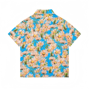 <span class=keywords><strong>Camisa</strong></span> de Verano Personalizada para <span class=keywords><strong>Hombre</strong></span>, <span class=keywords><strong>Camisa</strong></span> Casual de Playa con <span class=keywords><strong>Manga</strong></span> <span class=keywords><strong>Corta</strong></span>, Cuello en V, Antiarrugas, con Estampado Personalizado - Product Image 4