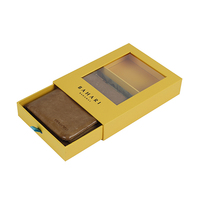 Boîte à tiroir en carton rigide PVC personnalisable pour cadeaux et artisanat avec laminage brillant/mat