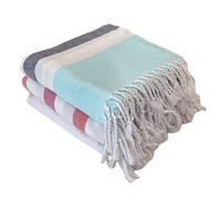 Serviettes de plage d'été à séchage rapide Serviette de plage personnalisée avec logo Serviette turque personnalisée