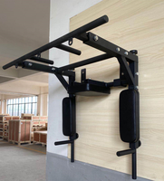 Nouvel équipement de fitness à domicile : Barre de traction murale multi-prise en acier pour le renforcement des muscles abdominaux GENIUSES M-006 Unisexe