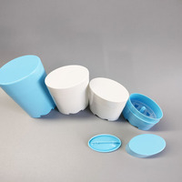Emballages cosmétiques PP 15g 30g 50g 75g, forme ovale, mini contenants portables durables pour déodorant en stick