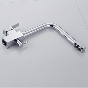 Grifo de cocina de Agua purificada plateado de 3 vías, manijas dobles, filtro para beber, grifo de latón para Cocina - Product Image 4