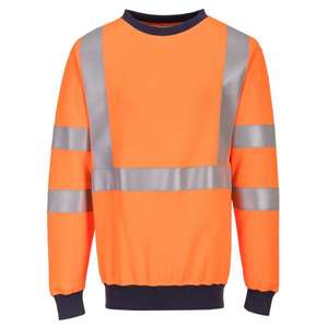 PORTWEST - FR703ORRXXL Sudadera naranja RIS resistente a las llamas-EAN 5036108355181 ROPA DE TRABAJO RESISTENTE A LAS LLAMAS - Product Image 1
