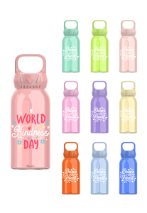 Botellas de Agua Tritan Libres de BPA, Bebederos de Plástico Duradero para Hidratación Diaria, Uso en Oficina y al Aire Libre - Product Image 3