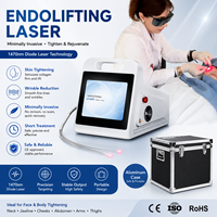 Appareil de beauté laser Endolaser pour la lipolyse, la liposuccion, le raffermissement du visage et l'amincissement, laser 980 1470nm, machine d'endolifting