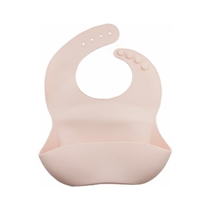 Ensemble de bavoirs en silicone pour bébé, imperméables, faciles à nettoyer, pour tout-petits, vaisselle pour repas, logo personnalisé, vente en gros - Product Image 1
