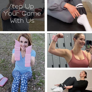 Pemberat Pergelangan Tangan dan Kaki Silikon Pilates Warna Cokelat Tua Anti Selip untuk Yoga Pilates - Product Image 4