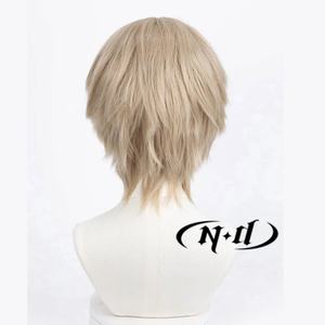 ND Ivan Braginsky <span class=keywords><strong>Cosplay</strong></span> Peruk Yüksek Sıcaklık Fiber Doğal Saç Çizgisi Gül Örgü Net Kap Açık Kahverengi - Product Image 5