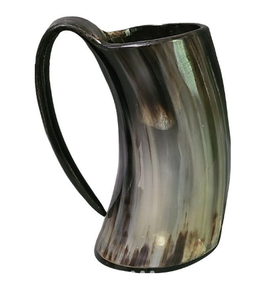 Tasse à bière Viking durable à corne à boire Tasse à corne de bière à la main Tasse à corne à boire sans danger pour les aliments - Product Image 2