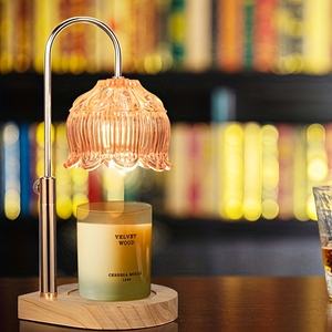 Lampu Lilin Peleleh, Penghangat Lilin, Penghangat Lilin Kristal dengan Timer 2/4/8 Jam, Suhu Dapat Diatur, Penghangat Lilin Elektrik - Product Image 6
