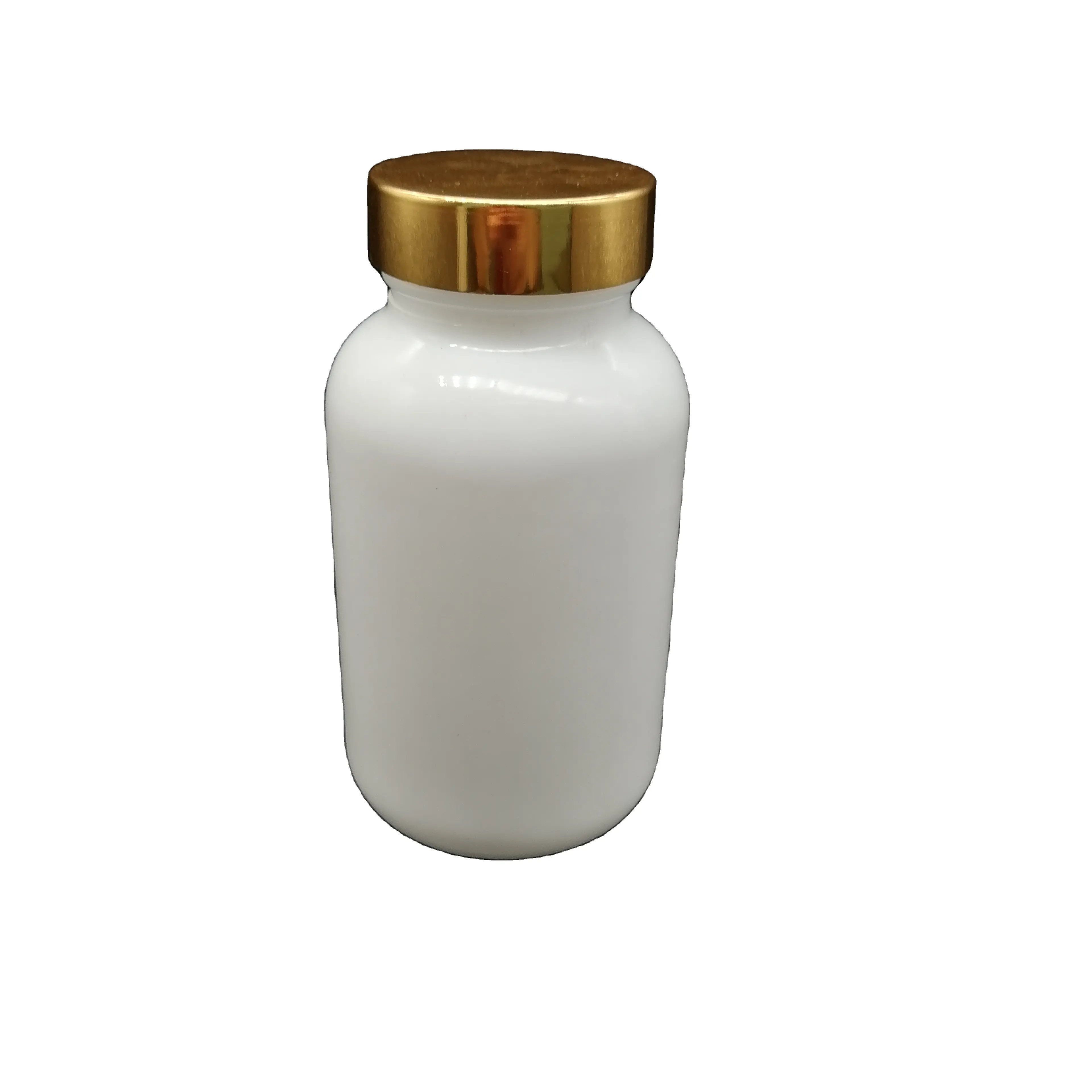 Medicijnfles 60Ml-200cc Opaal Wit Breed Mond Farmaceutische Pil Glazen Pot Met Schroefdop