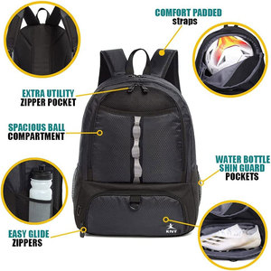 Grand <span class=keywords><strong>sac</strong></span> de sport avec porte-ballon séparé et compartiment à chaussures idéal pour le <span class=keywords><strong>basket</strong></span>-<span class=keywords><strong>ball</strong></span>, le football, le volley-<span class=keywords><strong>ball</strong></span>, la natation et la gymnastique. - Product Image 4