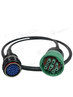 Cable de diagnóstico OBDII para Vocom II 88890300 Truck Scanner Cable de conexión de 16 pines Garantía de 1 año