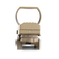 Optique tactique Ohhunt Tan 1x22x33mm, 4 motifs de réticules, viseur rouge et vert DOT, viseur reflex