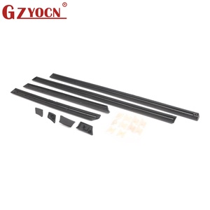 Kit di 8 Modanature Laterali per Porte <span class=keywords><strong>VW</strong></span> <span class=keywords><strong>Golf</strong></span> <span class=keywords><strong>3</strong></span> MK3 92-98, Set Completo di Strisce Protettive per Veicolo 1H4853515 1H4853516 1H4853753 - Product Image 4