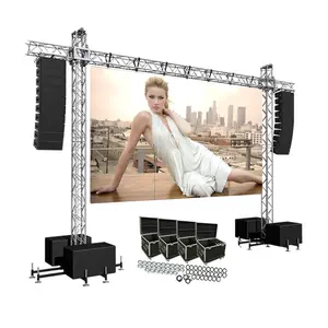 P3.91 500*500mm 500*1000mm Cabinet Support Fixed and Moving Rental LE Display Screen for Wedding and Events