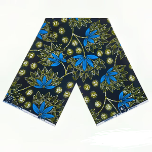 Tissu brodé 100 % coton Mikemaycall African Grand De Elizabeth à imprimé floral, tissu nigérian Ankara, <span class=keywords><strong>dentelle</strong></span> vintage sexy - Product Image 4