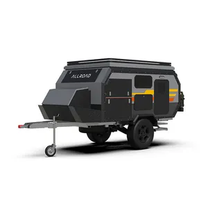 Remolque de <span class=keywords><strong>Camping</strong></span> Ligero <span class=keywords><strong>para</strong></span> Exteriores, <span class=keywords><strong>con</strong></span> Puerta de Entrada, Cocina, Puntos de Anclaje, Piso Duro, Todoterreno - Product Image 1