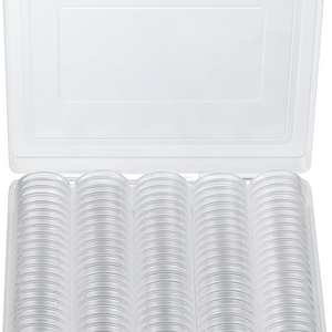 Caja de Almacenamiento a Prueba de Polvo para Monedas, Transparente, de Acrílico, con Logotipo Personalizado, Fácil de Ensamblar, para Diseño DIY - Product Image 4