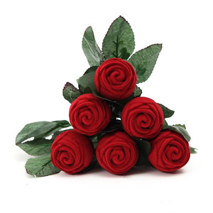 Cajas de joyería en forma de rosa roja, embalaje de exhibición, Cajas de Regalo para collar, pendientes, anillo, pulseras, gran oferta de <span class=keywords><strong>Amazon</strong></span> ebay - Product Image 1