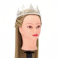 Tête de Mannequin avec Cheveux de 75cm, 30 Pouces, Poupées Synthétiques, Coiffure, Entraînement, Coiffure