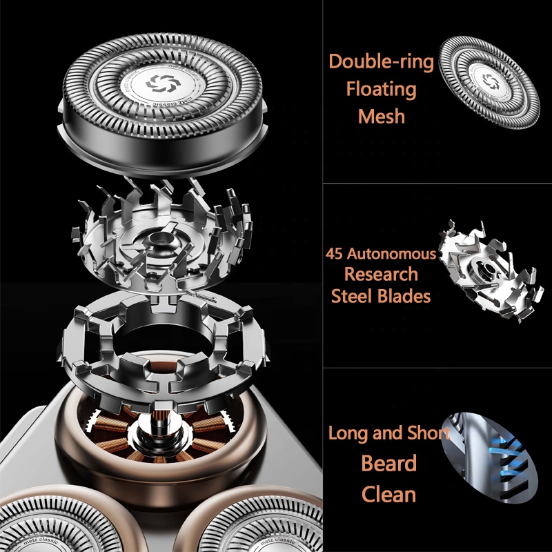 METZ Sword Electric Shaver - IPX7 Waterproof & Luxurious