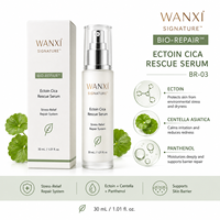 Sérum Visage Hydratant Réparateur de la Barrière Cutanée WANXI Ectoin Cica Éclaircissant Apaisant pour l'Acné Acide Hyaluronique 30mL OEM/ODM Marque Privée