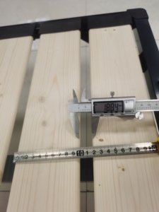 <span class=keywords><strong>Cadre</strong></span> de lit en bois <span class=keywords><strong>à</strong></span> <span class=keywords><strong>lattes</strong></span>, base stable, <span class=keywords><strong>cadre</strong></span> en fer robuste moderne, taille personnalisée - Product Image 5