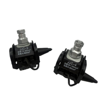 Conector Eléctrico JJC-1, Carcasa de Latón y Nylon, Conector de Perforación de Aislamiento a Tierra para Aplicaciones de Ingeniería Eléctrica, 1000V