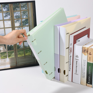 Màu Xanh lá cây màu <span class=keywords><strong>PP</strong></span> PU PVC Pet Leather Bìa 4 D Nhẫn Tay áo giữ tập tin cho A4 Kích thước tấm và sinh viên thực hành Tấm bảo vệ - Product Image 1