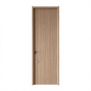 Yüksek Kaliteli Modern Özelleştirilmiş MDF PVC Ahşap İç Kapı, Yatak Odası Mutfak Oturma Odası için Ses Geçirmez ve Yangına Dayanıklı Özelliklere Sahip - Product Image 1