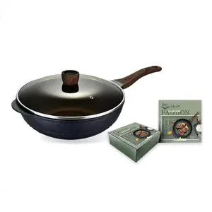 Nuovo Design padella Wok padella antiaderente Made in China