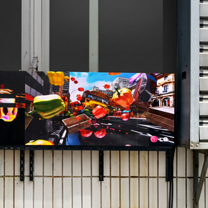 Écran LED d'extérieur fixe mural série EMI-PRO P1.93 150*165, angle d'affichage incurvé 178 degrés, 5000 cd, pour publicité - Product Image 1