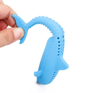 Ecológico <span class=keywords><strong>Catnip</strong></span> silicona pez juguete dentición palo perro juguete con bolsa de embalaje para gatos - Product Image 3