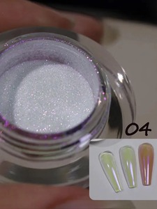 Polvo de Uñas Efecto Aurora Lunar con Espejo, Polvo de Hadas, Herramientas de Arte de Uñas Polarizadas, Arte de Uñas DIY, Arte de Uñas Artístico - Product Image 6