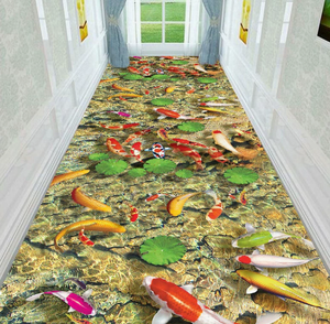 Cuttable Splicable 3D Hallway <b>Runner</b> Carpet Modern Long Corridor Floor Mat, Full Roll Wall To Wall <b>Rug</b> For Living Room Hotel Com - Product Image 5