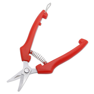 Tijeras de jardinería de acero al carbono, podadora de bypass para árboles frutales, tamaño pequeño, mango de plástico manual. - Product Image 3