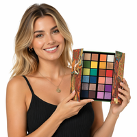 Palette de fards à paupières pastel 36 couleurs personnalisée OEM/ODM, fini mat et scintillant, pour la vente en gros transfrontalière de cosmétiques de style frais
