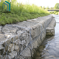 Dubai Ecuador 4x1x1 Gabion Box Anchorage para control de inundaciones Marco galvanizado Madera tratada a presión natural para sitios de construcción