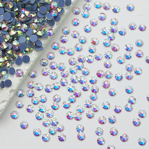 Selina kristal 8 büyük ve 8 küçük yönleriyle yuvarlak sıcak düzeltme Rhinestones-cam Strass giyim, takı yapımı ve akşam çanta - Product Image 6