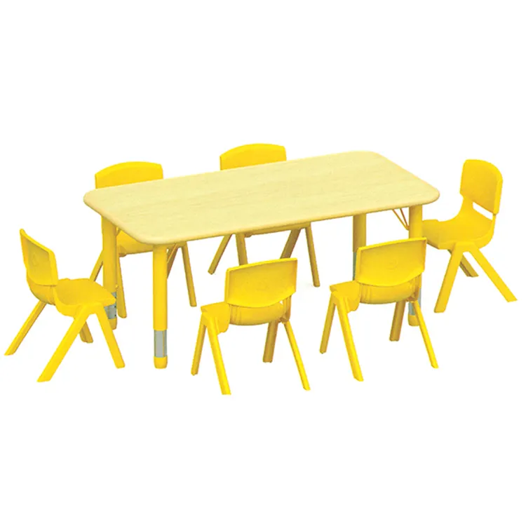 Kinder Party Tische Kinder Tisch und Stuhl Kindergarten Möbel Produkte Moderne Vorschule Möbel und Ausrüstung 1 Set