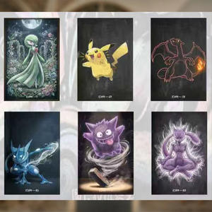 Álbum de Alta Calidad MS Pokemoned Lost Dreams, Tablero de Arte, Nuevo Estilo, Pintura de Mascotas, Accesorios de Mercancía, Juego de Regalo de Tarjetas Coleccionables - Product Image 4