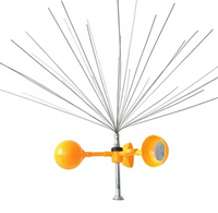 Accessoires électriques, répulsif à oiseaux pour la transmission d'énergie électrique, panneau solaire, durée de vie plus longue, plastique et acier inoxydable 304, ISO 9001
