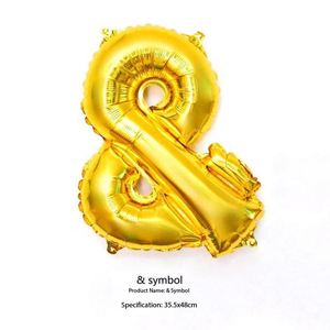 Gold Silver Number Foil Balloons 16 32 40 Inch Aluminum Mylar Reusable Customizable Birthday Wedding Party Decoration 09 Numbers - Product Image 6