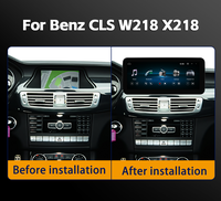 Autoradio pour Mercedes-Benz CLS W218 X218 NTG4.0/4.5/5.0 10.25"/12.3" avec système Linux, Android Auto et CarPlay sans fil